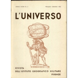 L'Universo rivista dell'Istituto Geografico Militare 1953 -  6 volumi
